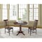 International Concepts Round 36 in Round Extension Dining Table with 2 San Remo Chairs, Rich Mocha, 36 in W, 48 in L, Wood K15-36RXT-27B-C10-2 - alternate 2